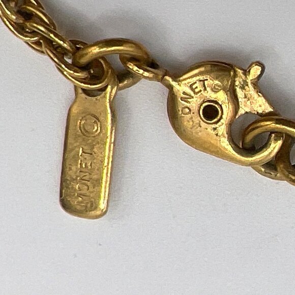 Vintage Monet Rope Chain 56" 1.8 mm  Gold-Tone Necklace Versatile Preppy Classy - Picture 9 of 9
